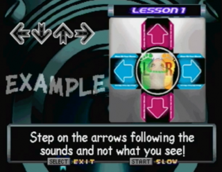  Lesson mode taught you the basics of DDR