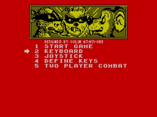 Game Options (ZX Spectrum)