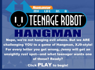 My Life as a Teenage Robot: Hangman