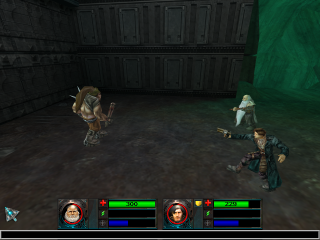 The game's active-time battle system.