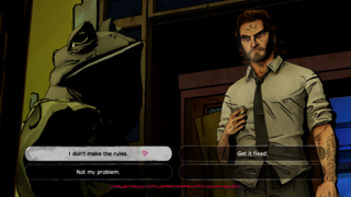 The Wolf Among Us' combination of traditional fairytale characters and noiresque narrative had me hooked from the get-go