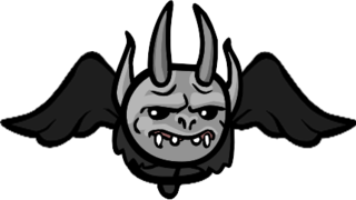 Krampus, as depicted in The Binding of Isaac.