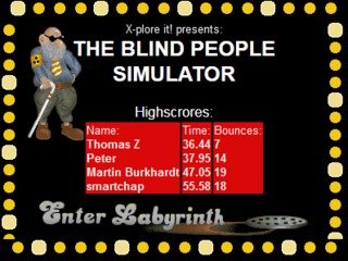 Blind People Simulator