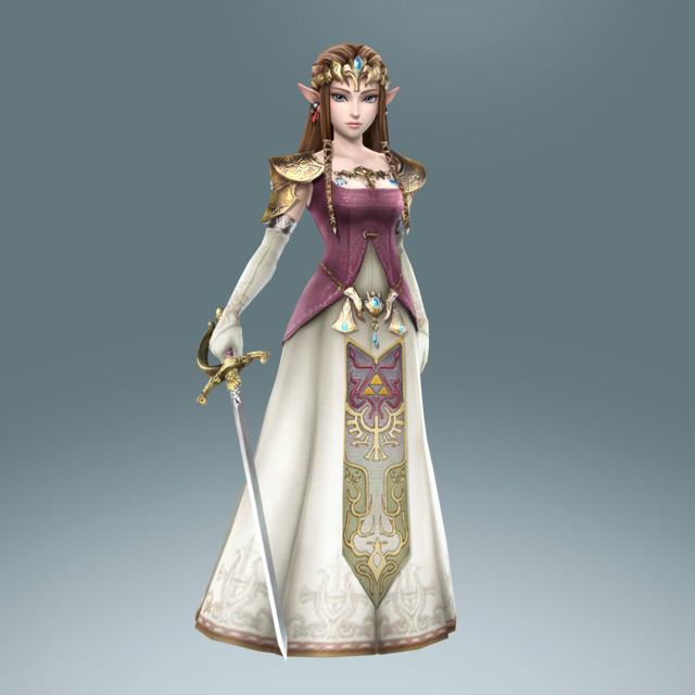 DLC costume for Zelda based on her Twilight Princess design.