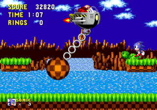 I still don't see why Robotnik thought a giant ball in chain would kill Sonic.