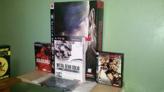 My pride and joy, my Metal Gear Collection. Some of that stuff is signed by the man himself.