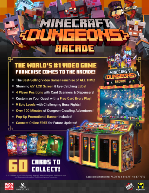 Minecraft Dungeons Arcade Game Giant Bomb