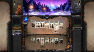 The poker-meets-Solitaire combat is the best reason to play Runespell: Overture.