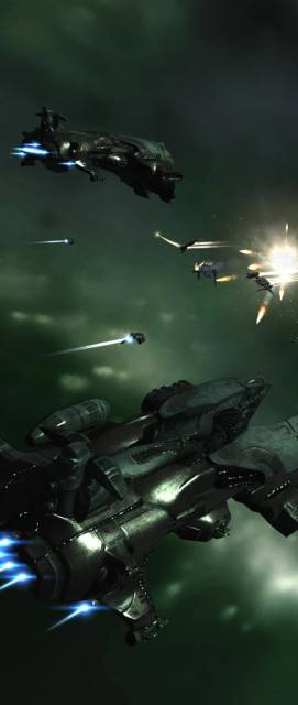 To be fair, EVE Online does look much cooler in screens. It looks REALLY cool, though.