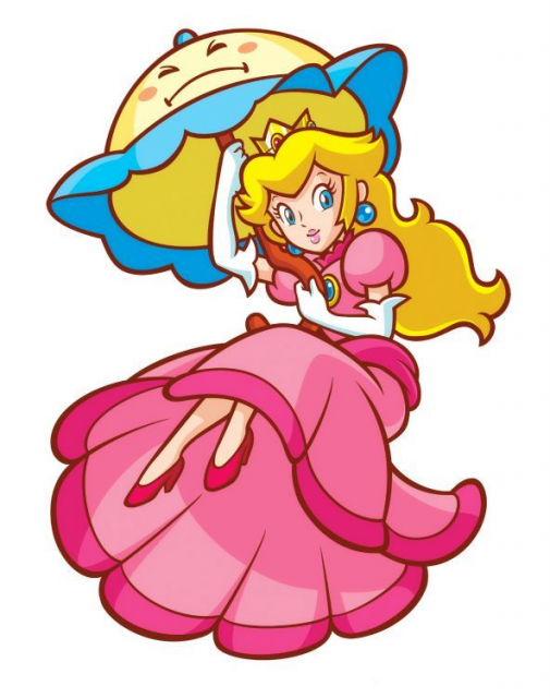Peach's appearance in Super Princess Peach.