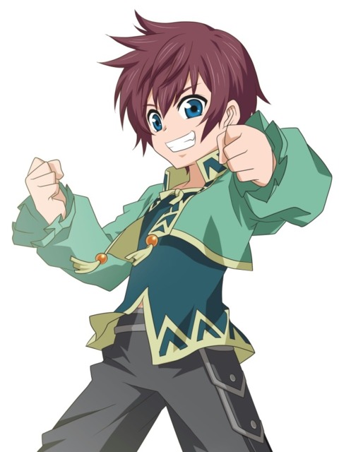 Asbel as a young child
