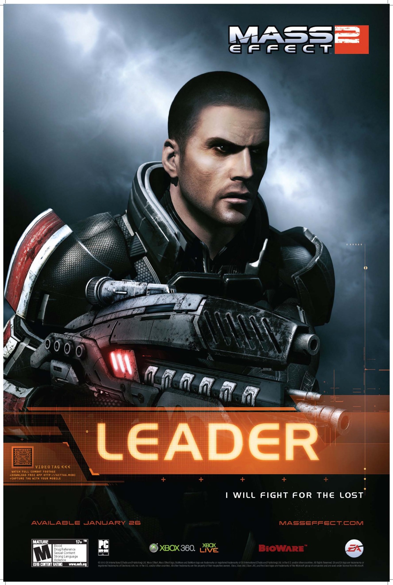 Everything rests on Shepards shoulders in Mass Effect 3
