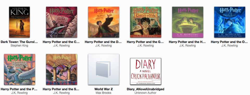 Proof For I Own The Audio Books, And Have Them Always Saved On The iPhone 4 