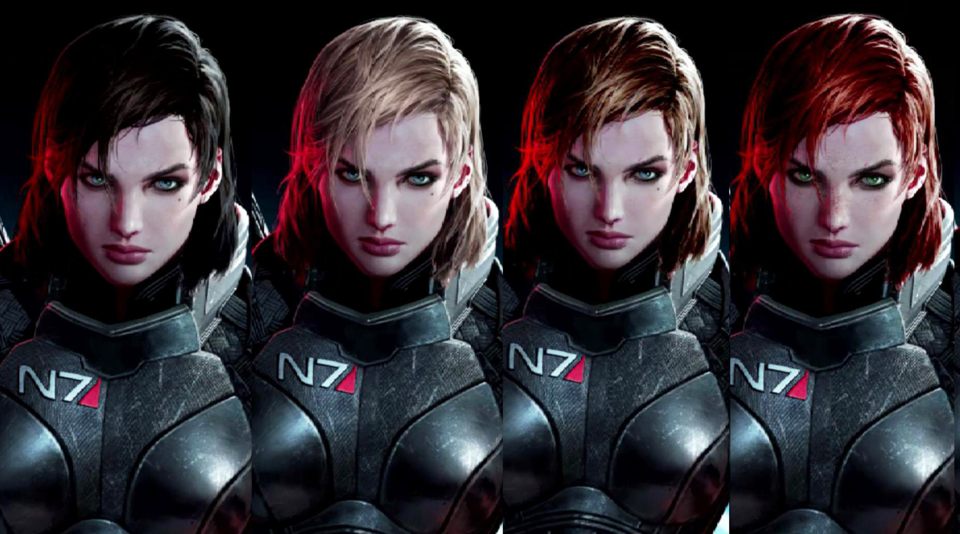 The final face of the female Shepard to be voted for