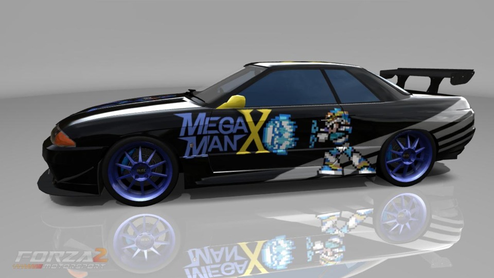 Side View - Mega Man X car