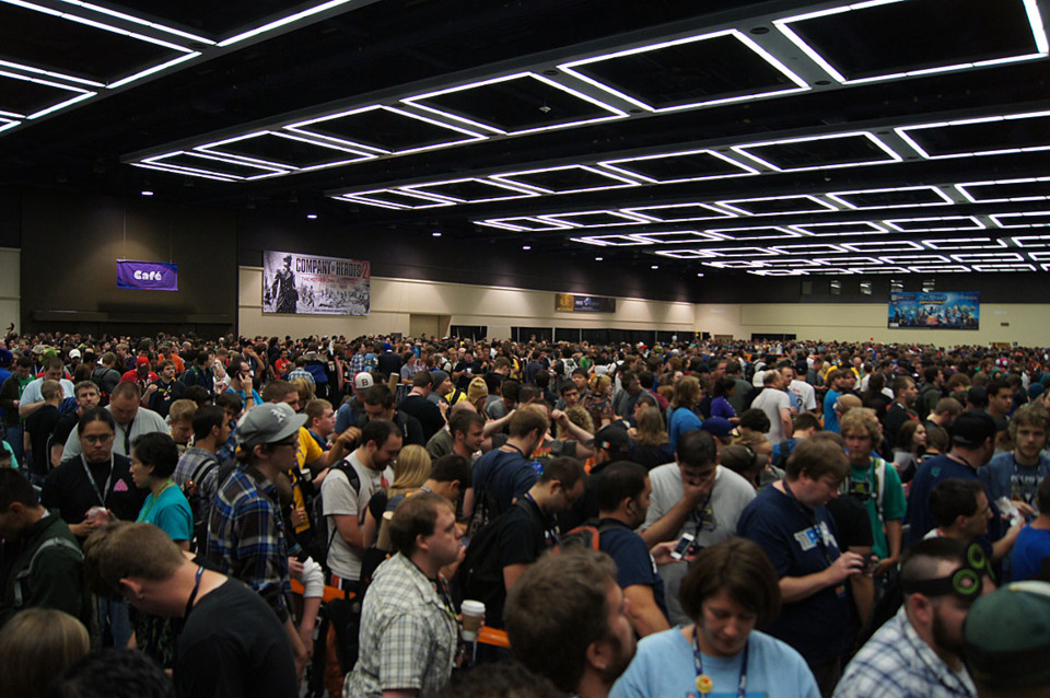 The Queue Room at PAX Prime 2012. Organizing something this massive takes a lot of work from a lot of cool people.