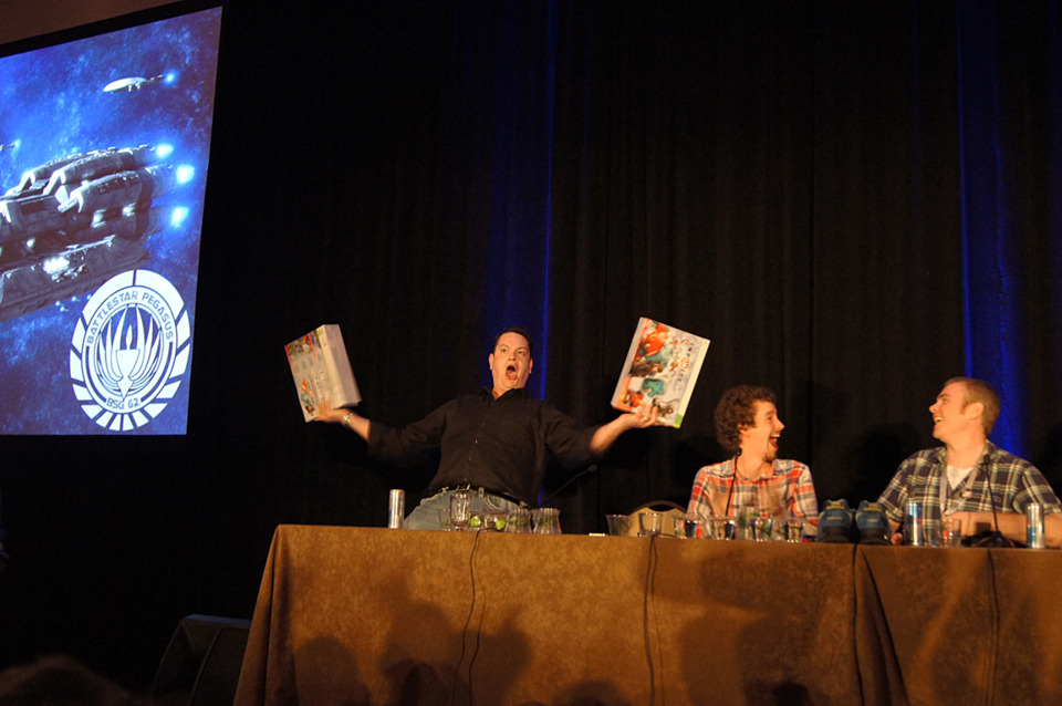 The Giant Bomb panel at PAX Prime 2013. One of the best photos I've ever taken at PAX.