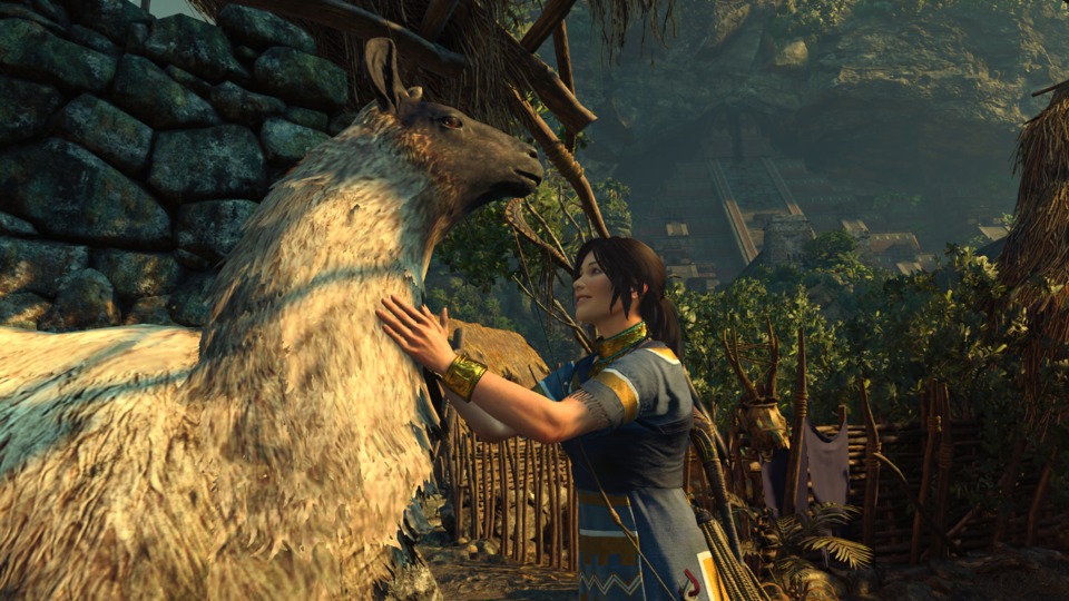 Did I mention there's a side quest to pet llamas?