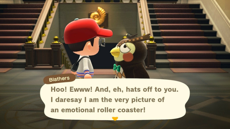 Fuck you, Blathers. 