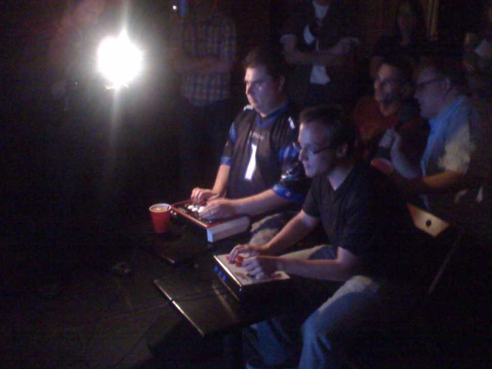 Jeff Bustin' Mad Combos on Luke's TE FightStick @ Giant Bomb's 1 Year Anniversary Party