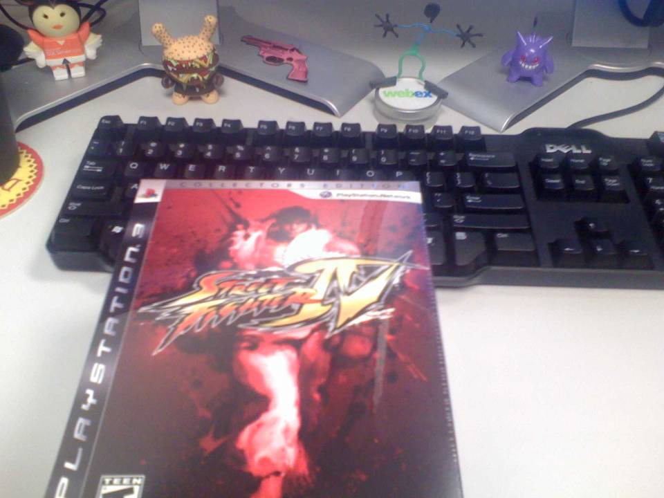 Front of the PS3 Version of SFIV Collector's Edition Box