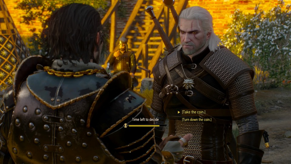 Geralt is a cool dude who doesn't take crap from anyone.