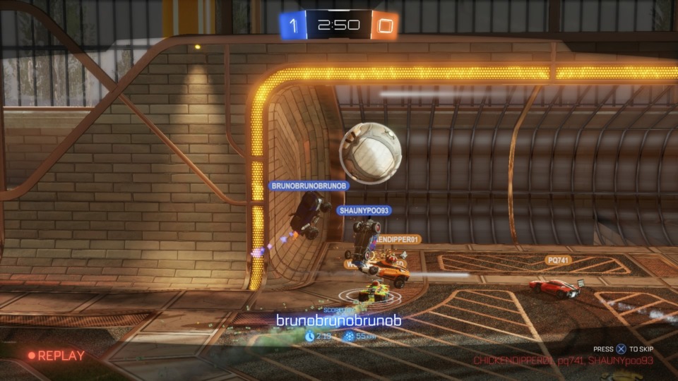 Typical Rocket League madness that you'll find it every match.
