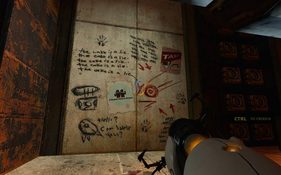 Strange how a graffiti in one little corner of a game can turn into such a persistent meme 