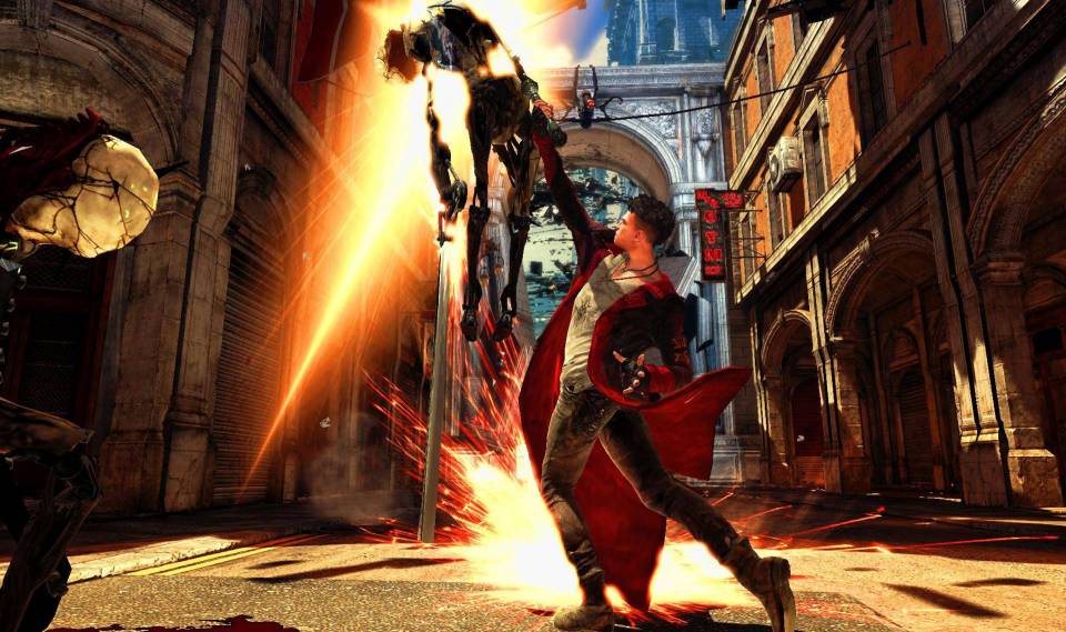 Step 1: Flip them up. Step 2: Shoot them. Yep, the classic Devil May Cry experience is still intact.