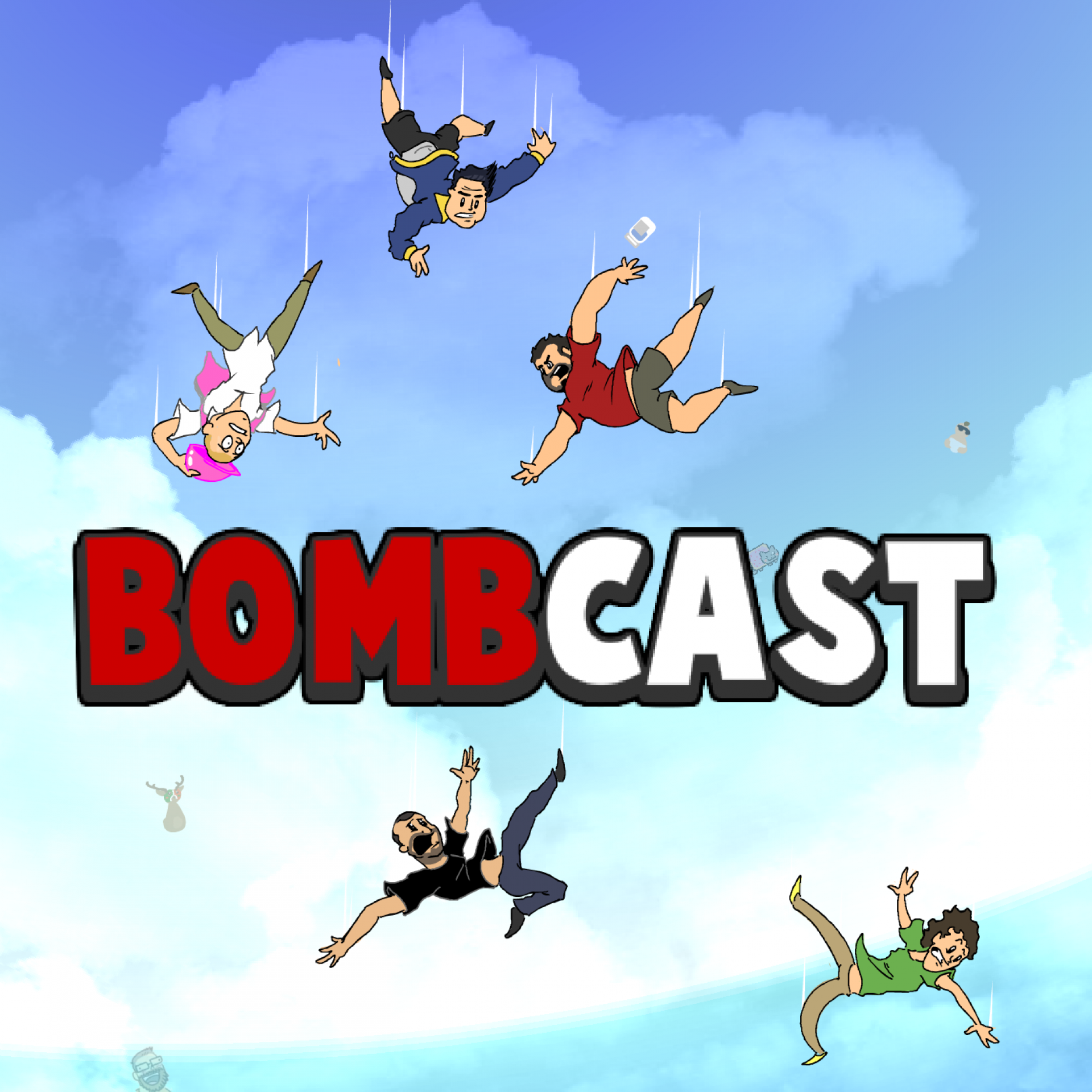 Bombcast falling art