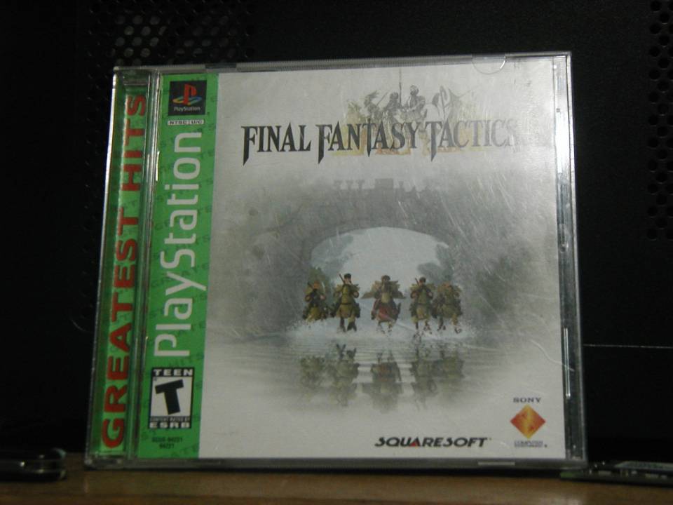 Final Fantasy Tactics for the PS1, Greatest Hits edition.