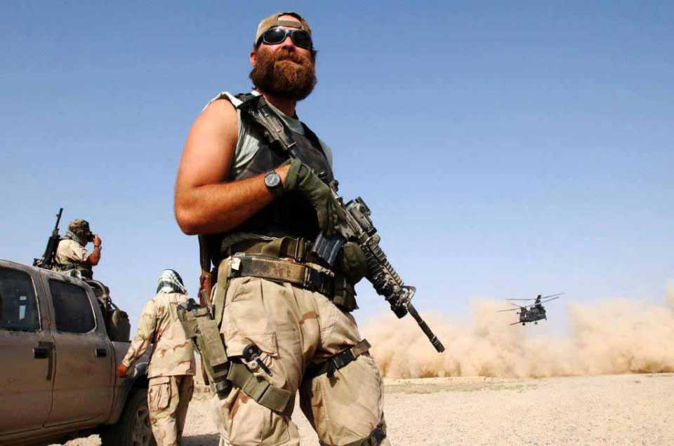  This will be the squad leader his name is Cpt. Awesome-effing-Beard.
