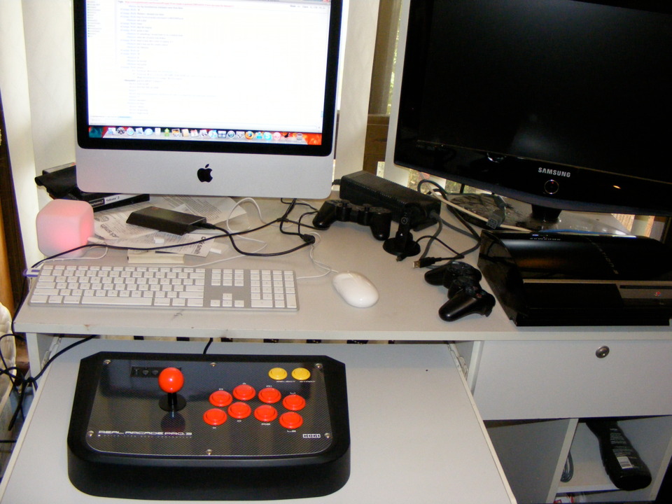 Pre vanilla SFIV photo from 2008 my first fight stick the hori real arcade pro 3.