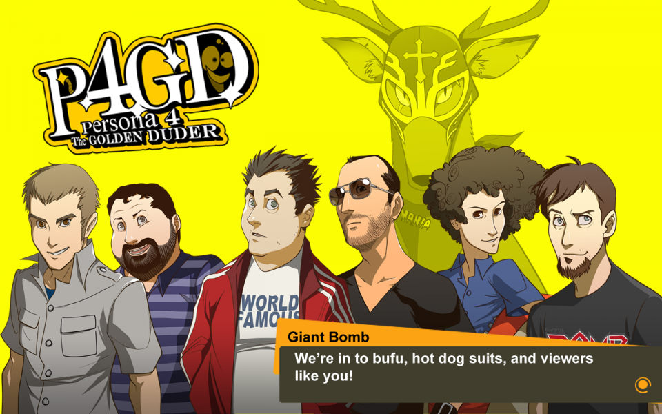  Special Thanks to Everyone Who Has Been Producing All of the Giant Bomb x Persona 4 Fan Art!     