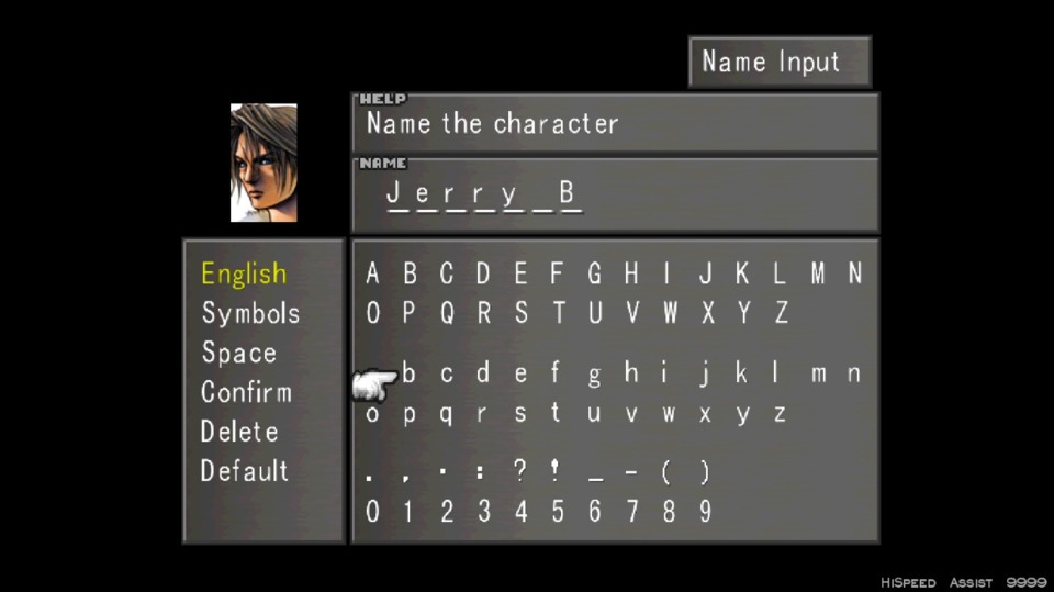 I'm not joking about how I named Squall