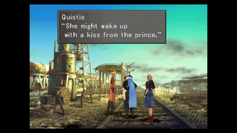 Thank you for ruining this scene Quistis! 