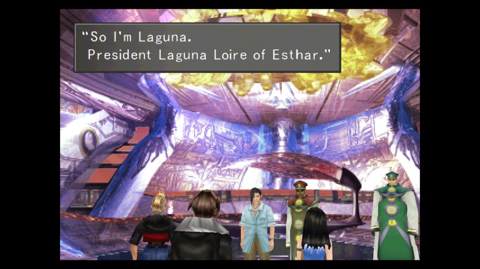 Oh and Laguna is the President of Esthar! 