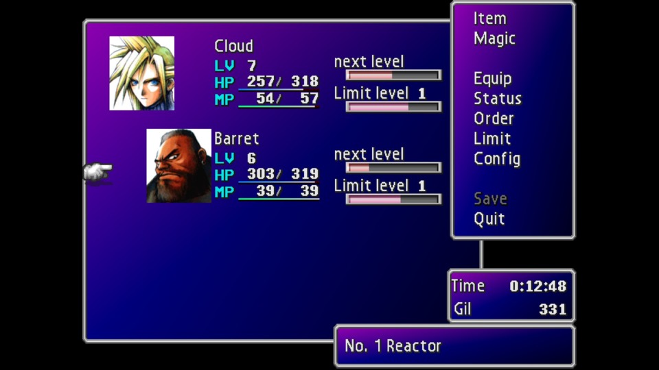 And what did I do to Barret? Why has his portrait been tabbed? 