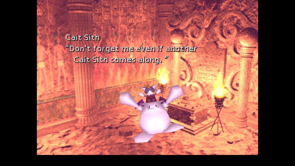 Sorry Cait Sith, but you have already exited my mind.