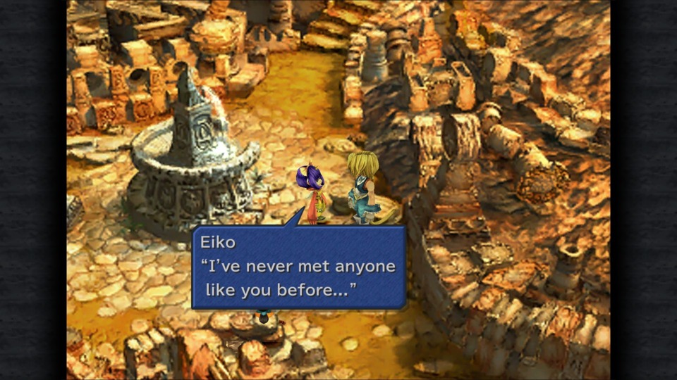 The fact Eiko is a child is fine once you turn off the logic centers of your brain.