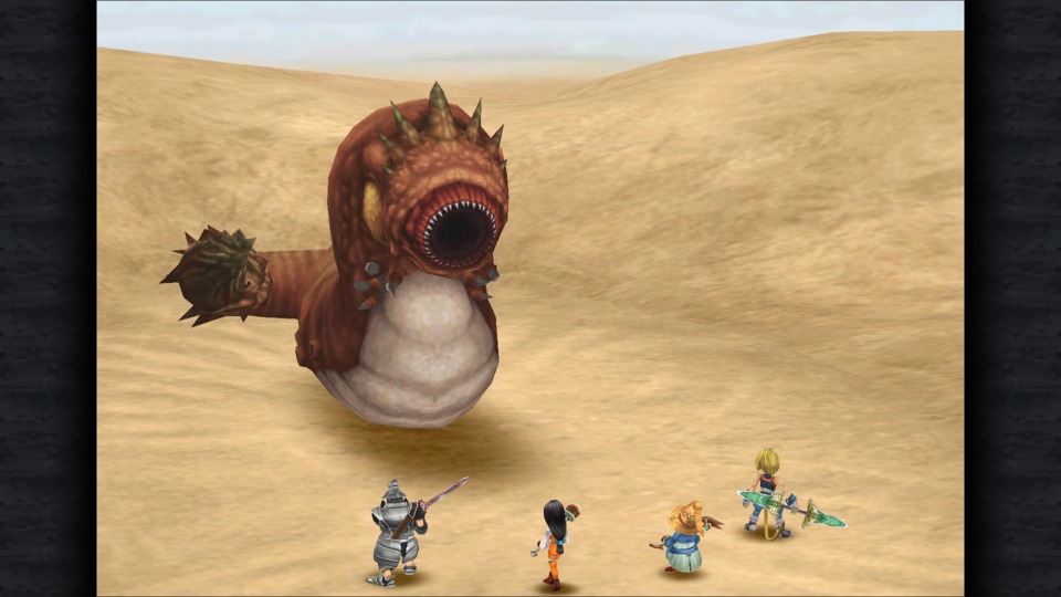 Well, then we fought a giant sand worm.