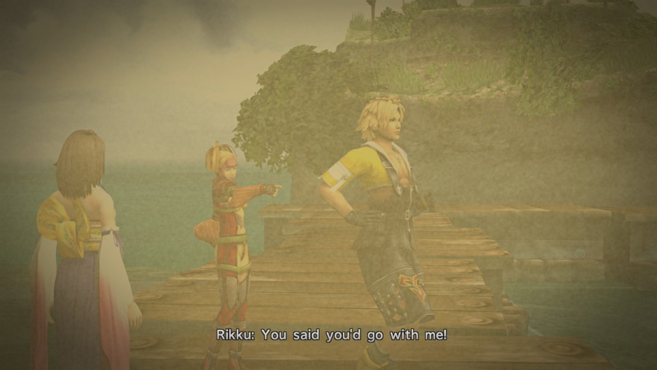 WHY IS RIKKU HERE? DID TIDUS TAKE DRUGS BEFORE GOING TO BED?