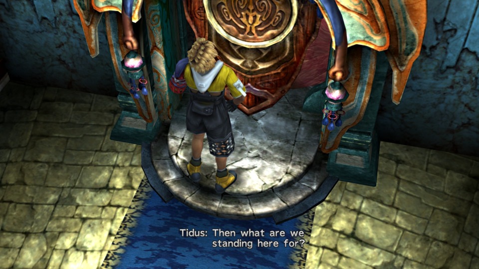 Look! Tidus isn't an insufferable piss-baby all the time!