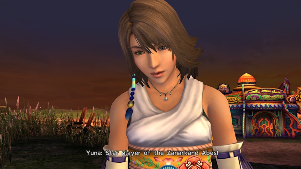 Another friendly reminder Yuna cannot say Tidus's name because he's nameable at the beginning of the game. 