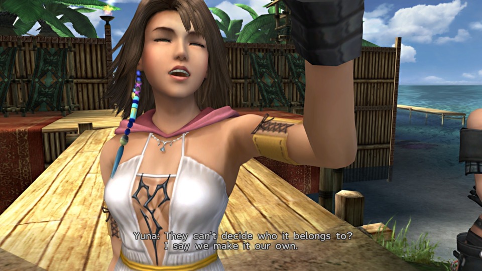 I know I brought this up on my Final Fantasy X series, the HD Remaster fucks up the facial animations in Final Fantasy X-2 as well. 