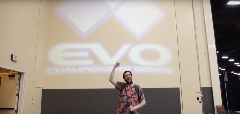 Someone was really happy to be at Evolution this week.