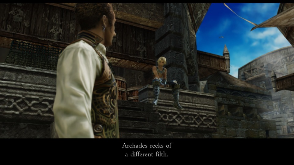 You are one to talk, Balthier! 