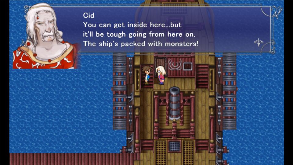 Gee, thanks Cid! Thank you so much for making a steamship full of monsters! How considerate of you!