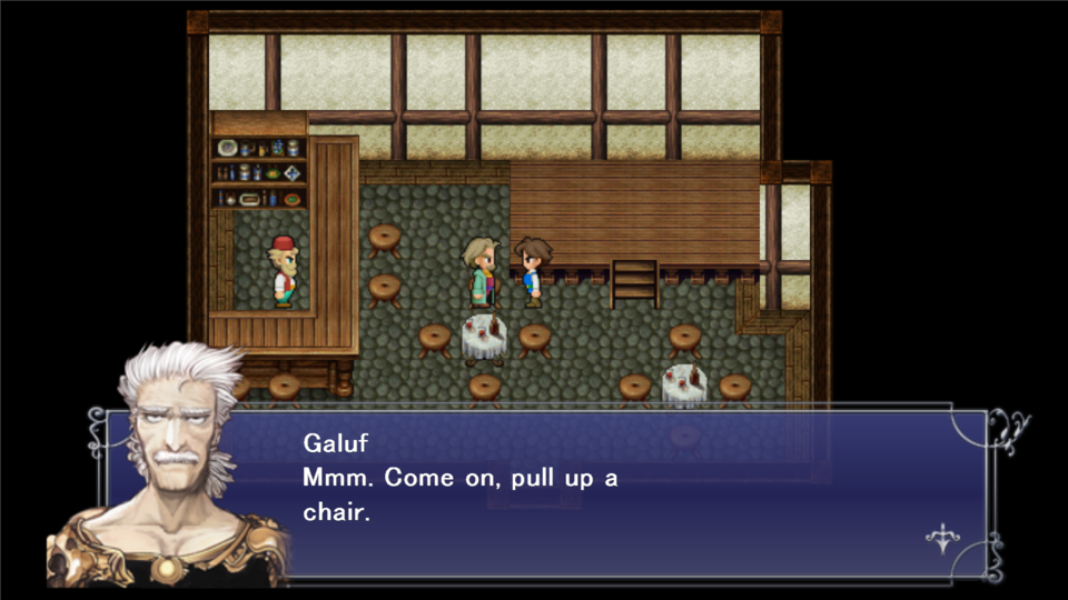 I want more scenes in Final Fantasy where characters get drunk after almost dying!