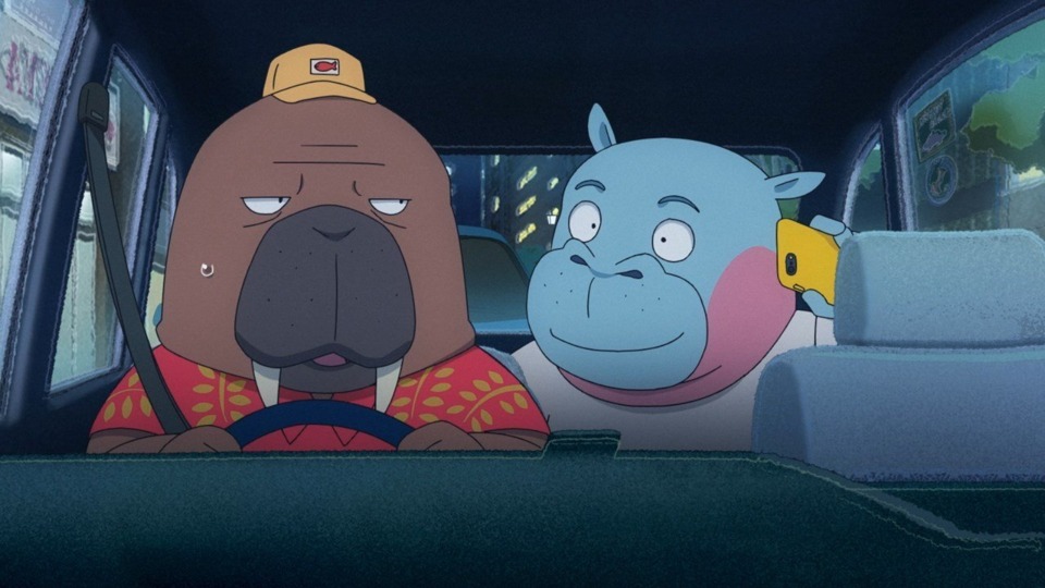 I wish I could get a cab ride with a depressed walrus. 